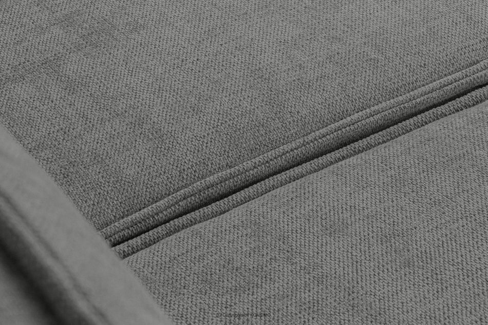 NAPI II Pohovka 3 tkaná pletená s funkcí spaní šedá šedá - obrázek 5
