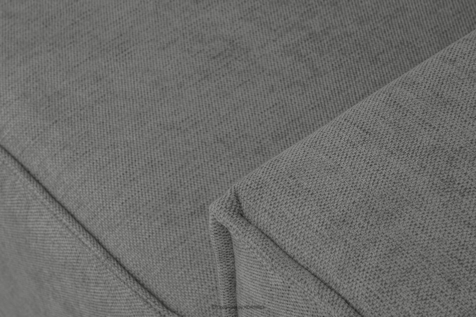 NAPI II Pohovka 3 tkaná pletená s funkcí spaní šedá šedá - obrázek 6