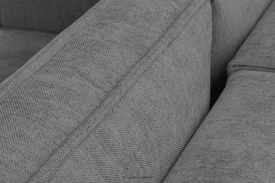 NAPI II Pohovka 3 tkaná pletená s funkcí spaní šedá šedá - obrázek 7