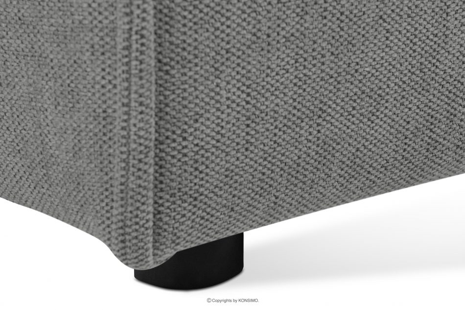 NAPI II Pohovka 3 tkaná pletená s funkcí spaní šedá šedá - obrázek 11