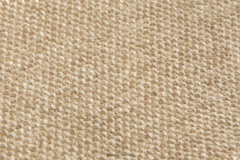TAGIO II Skandinávská dvoumístná pohovka s prošívanou pletenou látkou krémová krémová - obrázek 7