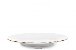 MUSCARI, https://konsimo.cz/kolekce/muscari/ Elegantní dezertní talíř zlatá linie zlatá linka - obrázek
