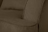 STRALIS Manšestrové manšestrové křeslo na dřevěných nohách studená hnědá studená hnědá - obrázek 7
