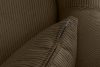 STRALIS Manšestrové manšestrové křeslo na dřevěných nohách studená hnědá studená hnědá - obrázek 10