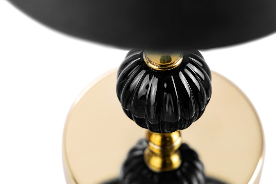 VULGA Elegantní stolní lampa tmavě zelená/zlatá 2ks černá/zlatá - obrázek 4