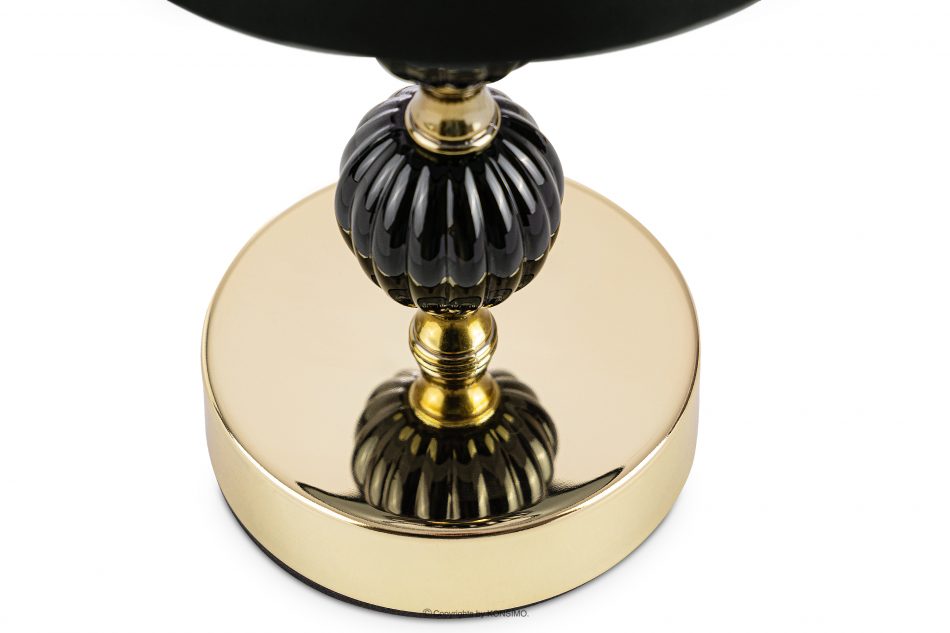 VULGA Elegantní stolní lampa tmavě zelená/zlatá 2ks černá/zlatá - obrázek 5