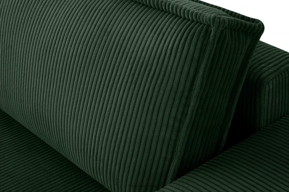NAPI Trojmístná rozkládací pohovka, tmavě zelený manšestr tmavozelený - obrázek 7