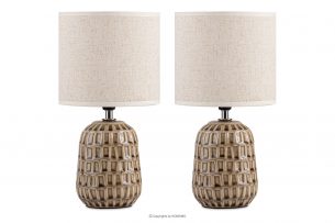 STANDI, https://konsimo.cz/kolekce/standi/ Boho béžová/krémová stolní lampa 2 ks béžová/krémová - obrázek