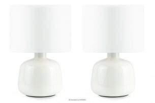 STIVUS, https://konsimo.cz/kolekce/stivus/ Moderní bílá noční lampička 2ks bílá - obrázek