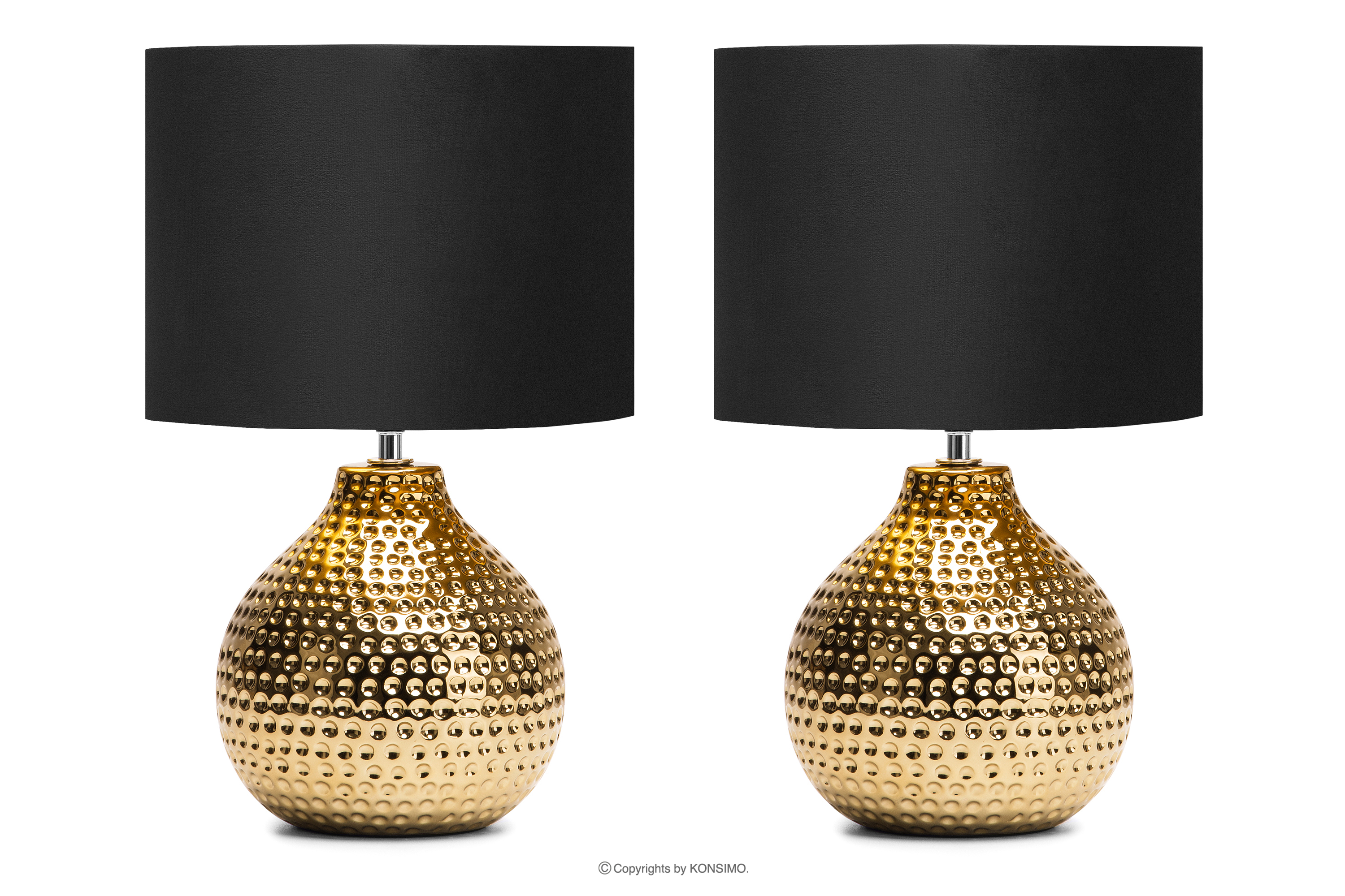 Elegantní lampa se zlatým podstavcem 2ks