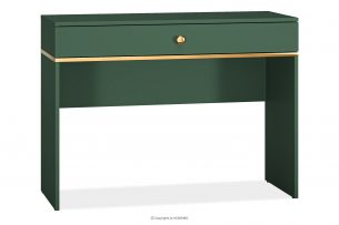 ARICIA, https://konsimo.cz/kolekce/aricia/ Zelený psací stůl se zásuvkou zelená - obrázek