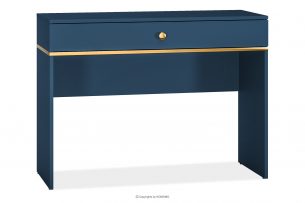 ARICIA, https://konsimo.cz/kolekce/aricia/ Elegantní námořnicky modrý psací stůl se zásuvkou námořnická modř - obrázek