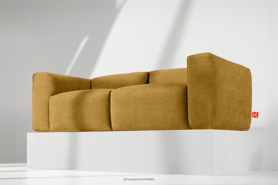 BUFFO Medová pletená obývací sedačka obláček medová - obrázek 9