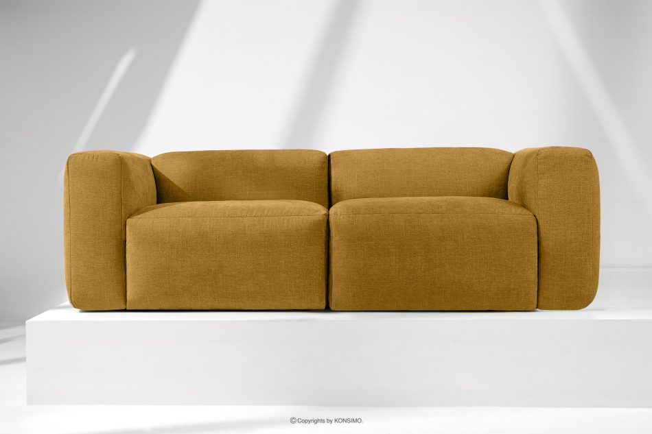BUFFO Medová pletená obývací sedačka obláček medová - obrázek 10