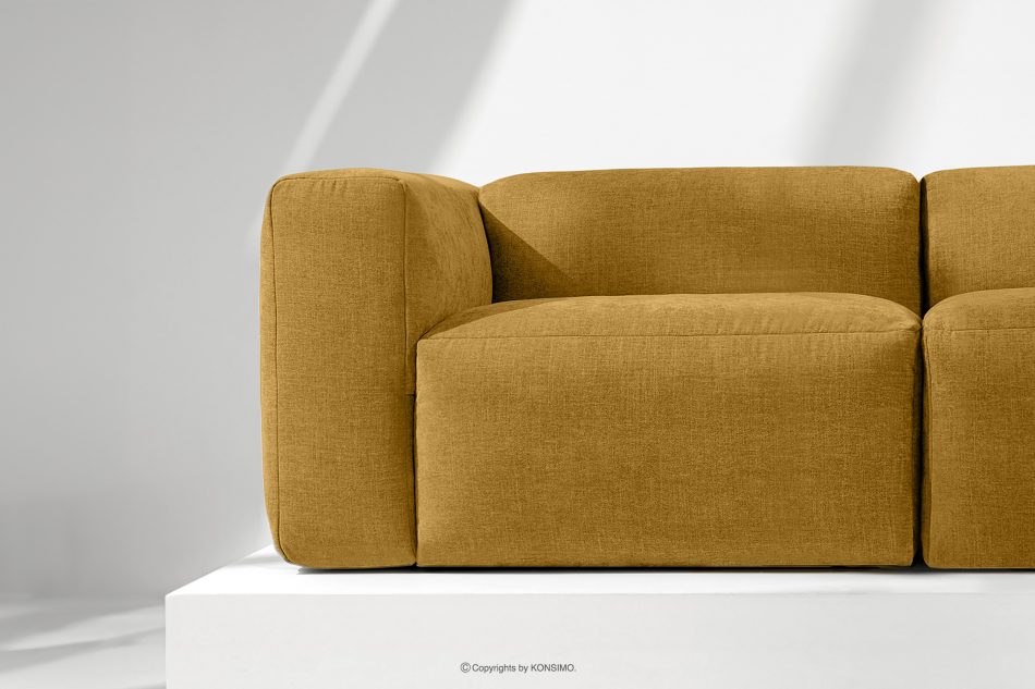 BUFFO Medová pletená obývací sedačka obláček medová - obrázek 11