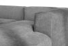 BUFFO Modulární rohová sedací souprava do obývacího pokoje z tkané látky světle šedé vpravo světle popelavý - obrázek 9