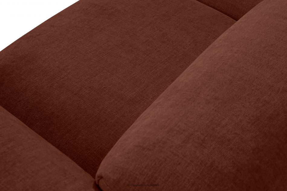 BUFFO Modulární rohová sedací souprava do obývacího pokoje z tkané látky oranžové barvy vpravo oranžová - obrázek 4