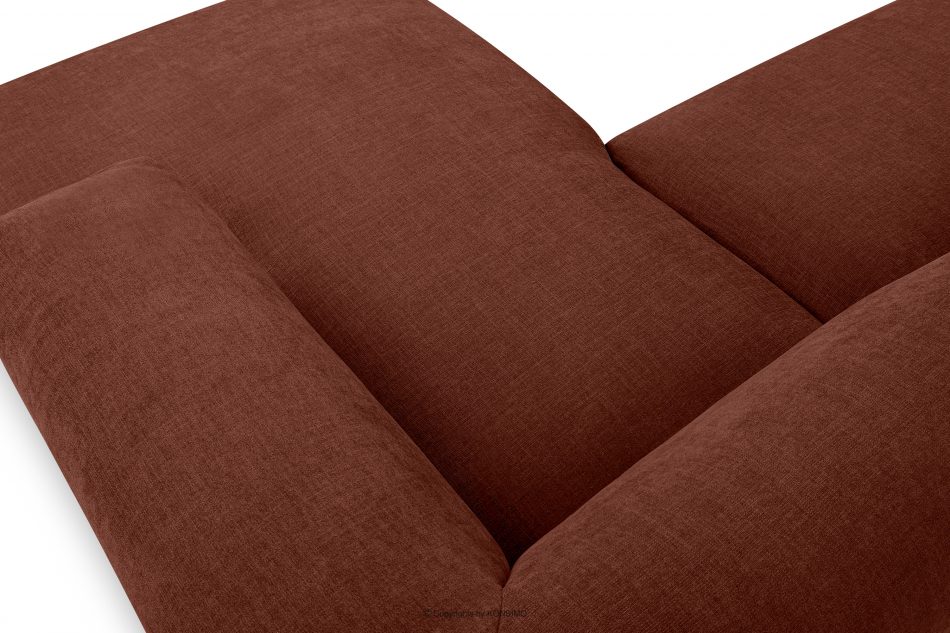 BUFFO Modulární rohová sedací souprava do obývacího pokoje z tkané látky oranžové barvy vpravo oranžová - obrázek 7