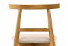LILIO Vintage styl židle krémový velur světlý dub krémová/světlý dub - obrázek 8