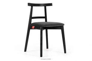 LILIO, https://konsimo.cz/kolekce/lilio/ Vintage styl židle grafitový velur grafitová/černá - obrázek