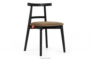 LILIO, https://konsimo.cz/kolekce/lilio/ Vintage styl židle béžový velur béžová/černá - obrázek
