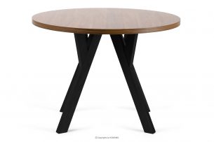 INDAGA, https://konsimo.cz/kolekce/indaga/ Rozkládací kruhový stůl 100-140 rustikální bukové dřevo rustikální - obrázek