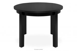 BALTE, https://konsimo.cz/kolekce/balte/ Rozkládací kulatý stůl 100-140 matný černý buk matná černá - obrázek