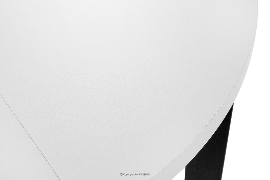 BALTE Rozkládací kulatý stůl 100-140 bílý buk biały - obrázek 7