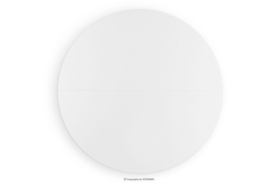 BALTE Rozkládací kulatý stůl 100-140 bílý buk biały - obrázek 14