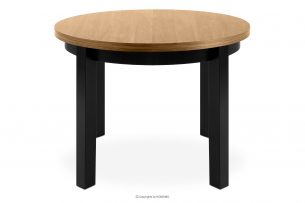 BALTE, https://konsimo.cz/kolekce/balte/ Rozkládací kulatý stůl 100-140 zlatý dub bukové dřevo zlatý dub - obrázek