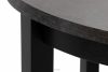 BALTE Rozkládací kulatý stůl 100-180 betonové bukové dřevo beton - obrázek 14