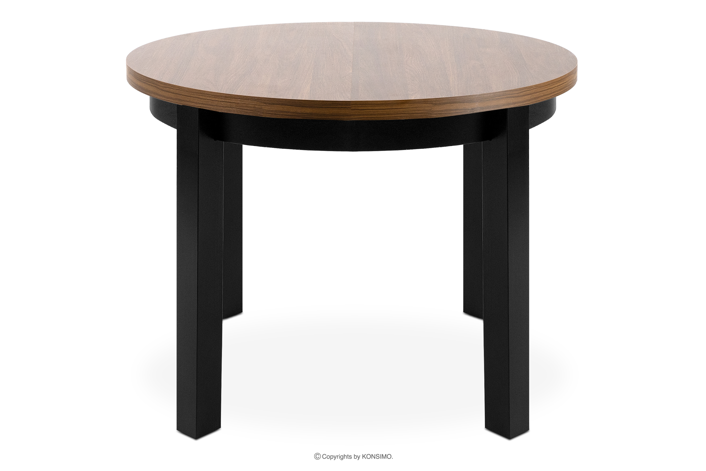 Rozkládací kulatý stůl 100-180 rustikální bukové dřevo