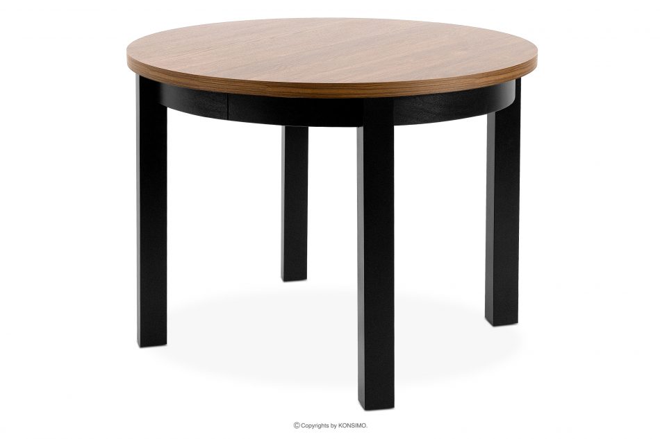 BALTE Rozkládací kulatý stůl 100-180 rustikální bukové dřevo rustikální - obrázek 4