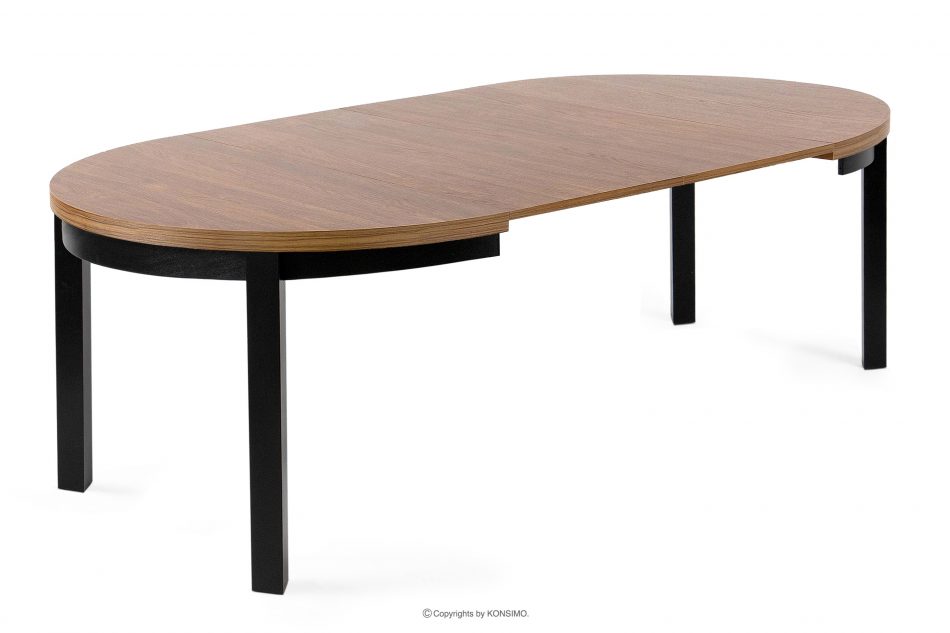 BALTE Rozkládací kulatý stůl 100-180 rustikální bukové dřevo rustikální - obrázek 6
