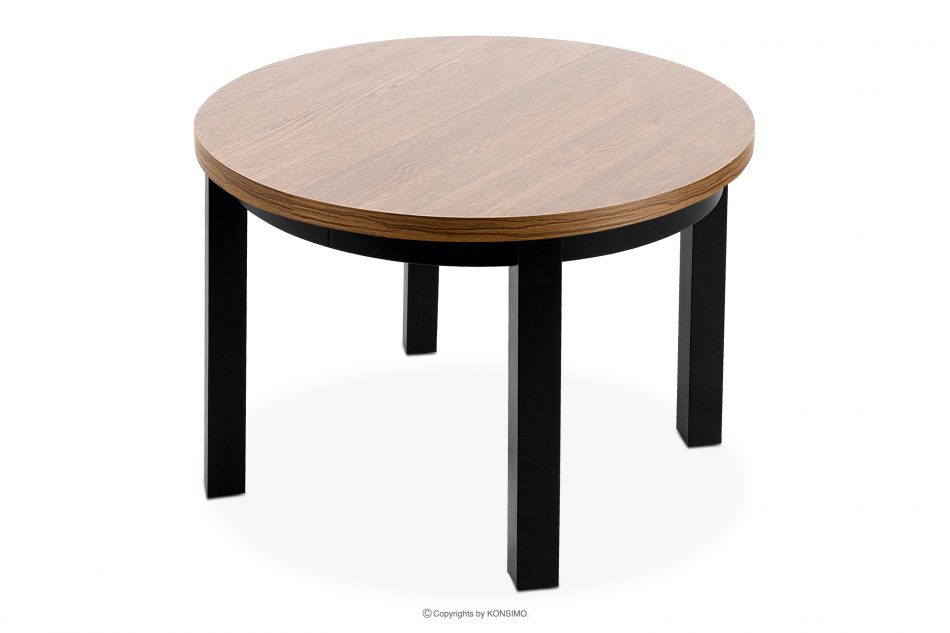 BALTE Rozkládací kulatý stůl 100-180 rustikální bukové dřevo rustikální - obrázek 7