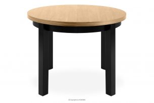 BALTE, https://konsimo.cz/kolekce/balte/ Rozkládací kulatý stůl 100-180 dub světlý bukové dřevo světlý dub - obrázek