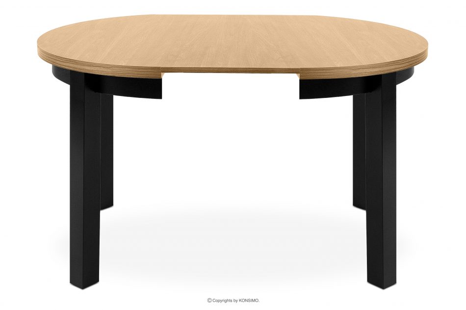 BALTE Rozkládací kulatý stůl 100-180 dub světlý bukové dřevo světlý dub - obrázek 2