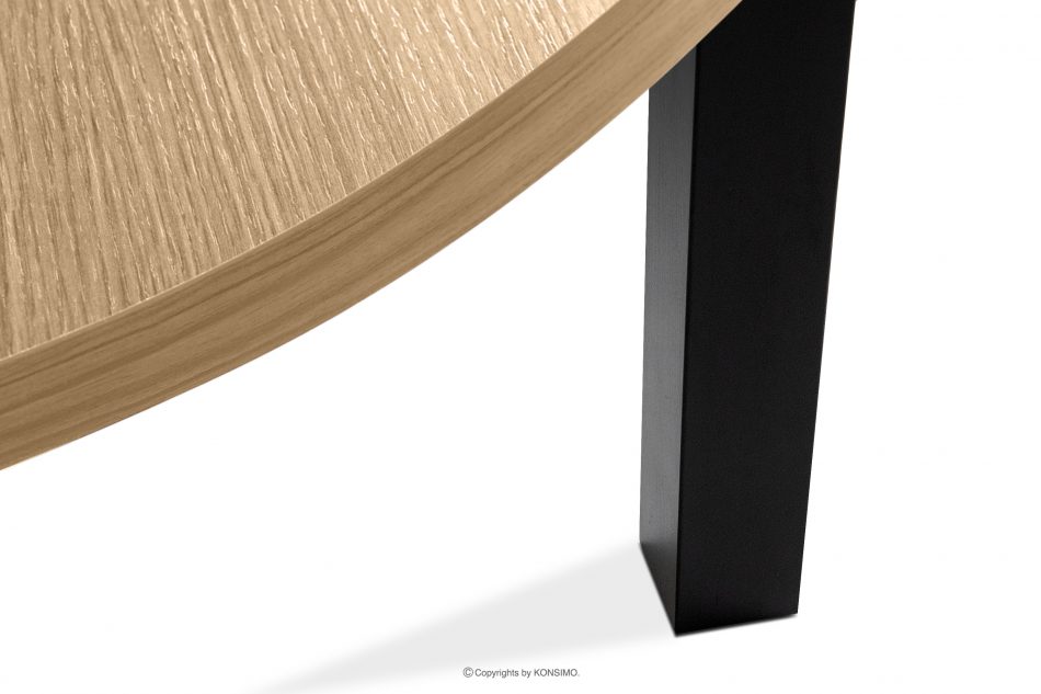 BALTE Rozkládací kulatý stůl 100-180 dub světlý bukové dřevo světlý dub - obrázek 9