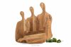 LIVO Sada dřevěných krájecích prkének 4ks dubové dřevo olejovaný dub - obrázek 3
