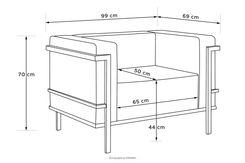 TRIGLO Sada zahradního nábytku bílá/béžová (1,1,2,1) bílá/béžová - obrázek 20
