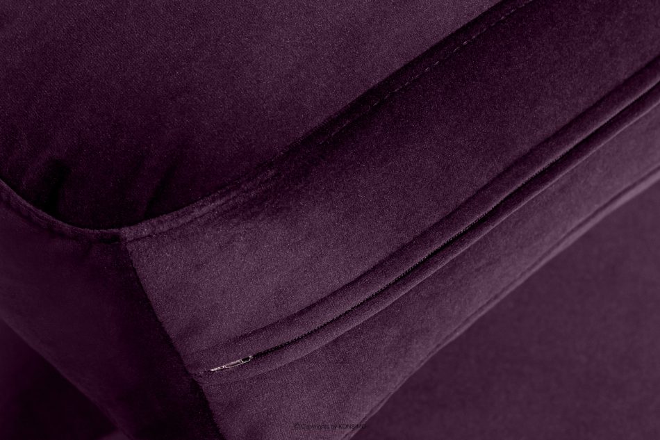 ZUCCO Velká rohová pohovka do obývacího pokoje velur fialová/růžová levá fialová/růžová - obrázek 11