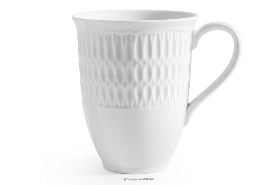 CMIELOW SOFIA Porcelánový hrnek bílý 6 ks. bílá - obrázek 2