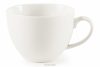 AD BELLA Šálek na kávu z tvrdého porcelánu v barvě ecru s podšálkem ecru - obrázek 3
