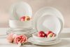 AD BELLA Jídelní souprava z tvrdého porcelánu 6 osob (18 ks.) ecru ecru - obrázek 2