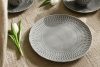 CMIELOW SOFIA Porcelánový dezertní talíř šedý šedá - obrázek 2
