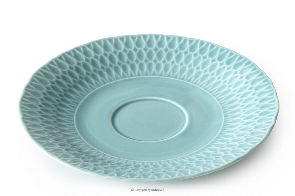 CMIELOW SOFIA Porcelánová kávová souprava 6 osob (18 ks) námořní azurová námořní - obrázek 5