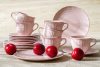 CMIELOW SOFIA Porcelánová kávová souprava 6 osob (18 ks) růžová růžová - obrázek 2