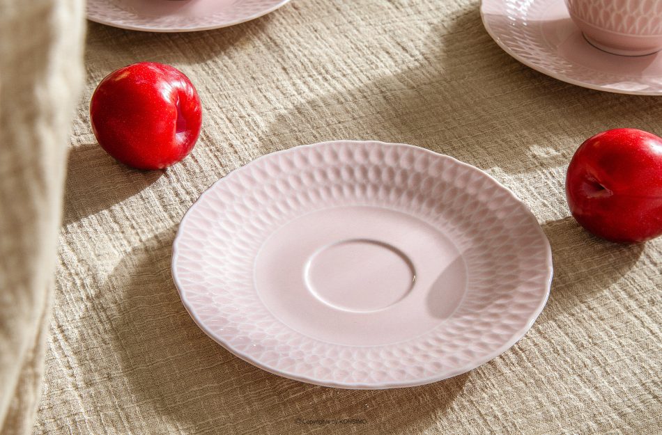 CMIELOW SOFIA Porcelánová kávová souprava 6 osob (18 ks) růžová růžová - obrázek 11