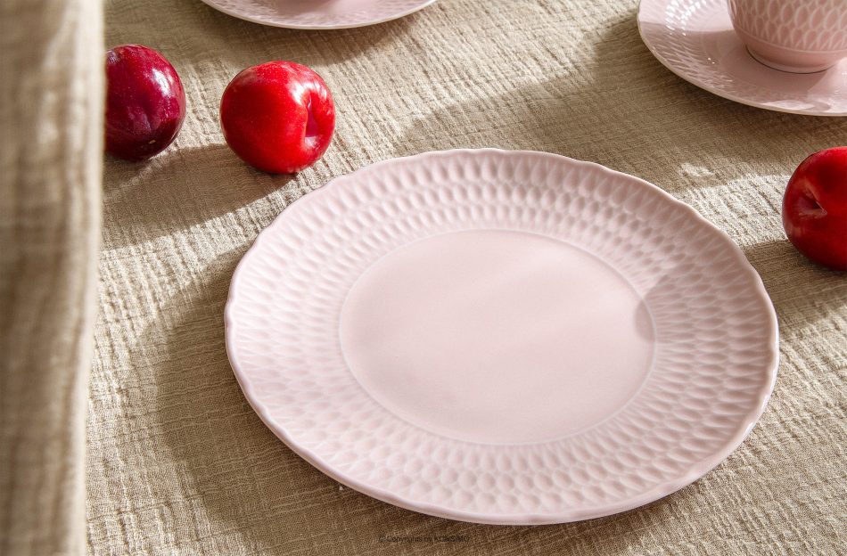 CMIELOW SOFIA Porcelánová kávová souprava 6 osob (18 ks) růžová růžová - obrázek 12