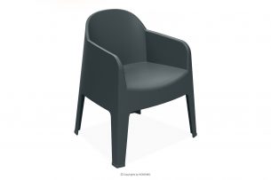 MALUS, https://konsimo.cz/kolekce/malus/ Moderní zahradní židle polypropylen antracitová antracitový - obrázek